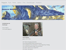 Tablet Screenshot of heinrich-walcher.com